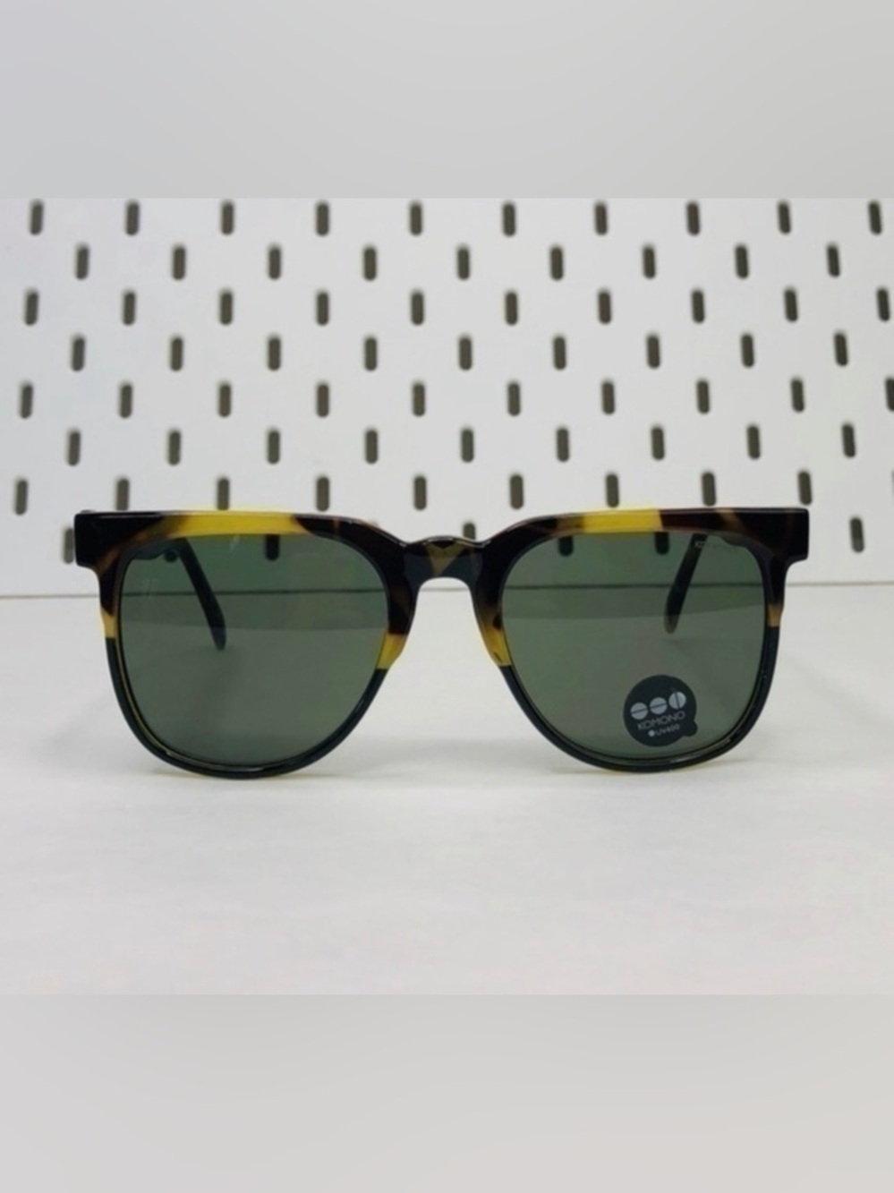 KOMONO Riviera Green Tortoise Sunglasses NEW brown - Picture 14 of 14